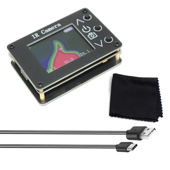 1 комплект MLX90640 инфрачервен тепловизор, температурен сензор, ръчен IR термограф, камера
