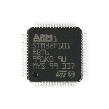 10 бр./лот STM32F101RBT6 LQFP-64, ARM Микроконтролер - MCU 32BIT Cortex M3 128 ДО 16 KB оперативна памет 1X12 ADC