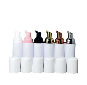 10 бр./лот, една пластмасова бутилка, с помпа за разпенване на мляко, за многократна употреба празен козметични флакон, опаковка за сапун, контейнер за пяна, 60 мл