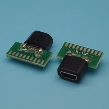 10 компл./лот Конектор Micro HDMI тип D с печатна платка с черупки SL-128