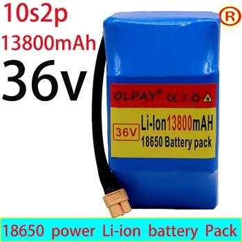 100% Оригинална батерия 10s2p 36V Li Ion Akku 13800 MAH 13,8 Ah Einzigen Zyklus Spannung Hover Board Batterie