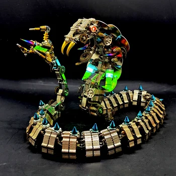 1000 бр. + НАПРАВИ си сам Крал кобри Naja Точен 3D модел метална подаръчен комплект за монтаж на бижута