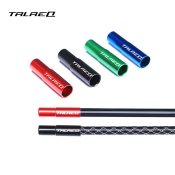 10шт 4 mm 5 mm алуминиево покритие спирачен колан МТБ наем път, цветни кабел за превключване на предавките, накрайници кабел за превключване на предавките за велосипед
