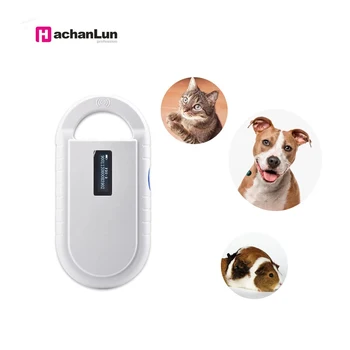 2 бр. скенер за домашни любимци ISO11784/5 FDX-B Четец идентификатор на животните чип-транспондер USB RFID ръчен скенер на микрочипове за кучета, котки, коне