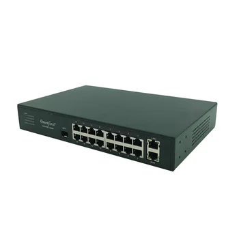 2-ниво управляван всички Gigabit слотове Gigabit SFP RSTP LACP 16-port switch PoE 10/100/1000 Mbps ethernet poe gigabit switch