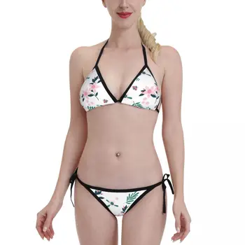 2022 Дамски секси дрехи Flora Ladybugs, бански-бикини, бански костюми, цветен комплект плажна облекло, бански костюм за купальщиц