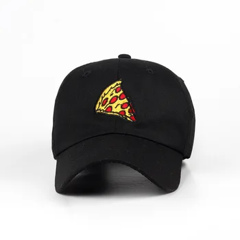 2022 Нова бейзболна шапка с бродерия на пица, капачката на шофьор на камион, за жени, за мъже, Унисекс, Регулируема Размер, шапка за татко