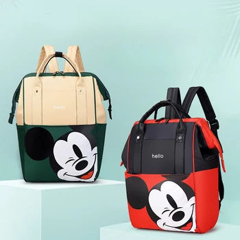 2023 Disney Раница за жени, пътни чанти с Мики Маус от аниме, мультяшные сладки ученически чанти, лаптоп чанти за съхранение с голям капацитет, подаръци
