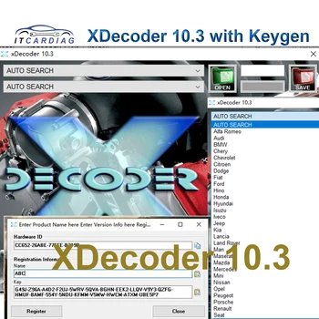 2023 XDecoder 10.3 с Keygen СИДДО Отстраняване Рана на СИДДО ЗАБРАНИТЕ да Премахнете Лиценза на софтуер Напълно Активирани амортисьор Dpf Egr Adblue Изключите XDecode