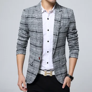 2384-R-нов модерен корейски мъжки костюм от микрофибър, изработена по индивидуална поръчка на