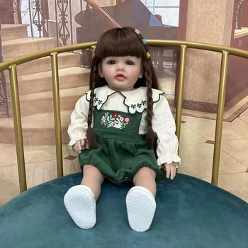 24-инчов тяло от меки тъкани Бети, възстановената кукла за деца, принцеса, реалистична мека на допир кукла-бебе, подаръци за деца, пряка доставка