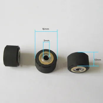 3 бр. определяне валяк 5x10x18 мм Резервни части за Summa Режещ плотер мастиленоструен принтер Специално колело валяк за подаване на хартия