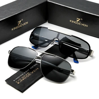 3 бр., слънчеви очила KINGSEVEN, брендовый дизайн, мъжки поляризирани лещи, 100% защита от ултравиолетови лъчи, комбинирана разпродажба
