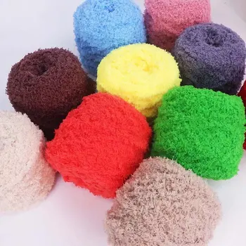 3шт 100 г/топчета коралов вълнени топчета, за деца, плетене вълнена кърпа, шал, груба прежда за ръчно изработени 