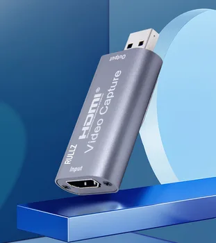 4K Вход 1080P USB 2.0 HDMI Видеозахват Игра на Скоростната за Запис на Видео за PS3 PS4 Xbox, PC Детска Помещение OBS Излъчването на живо