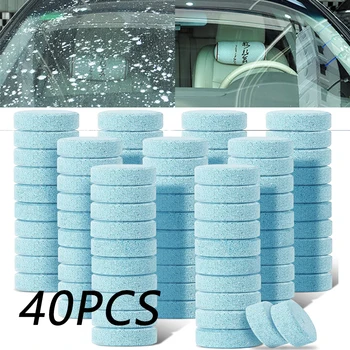 5/10/20/40 бр твърдо за пречистване на предното стъкло на колата, чистачките, шипучие таблетки за почистване на тоалетната чиния, аксесоари за автомобили