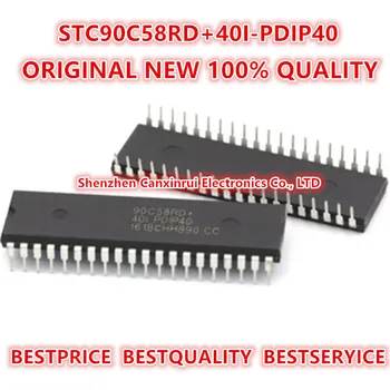 (5 бр) Оригинален Нов 100% качествен STC90C58RD + 40I-PDIP40 на Електронни Компоненти, Интегрални схеми Чип