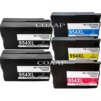 5 опаковки Заменяеми мастилницата 954 hp 954 XL за съвместим принтер HP OfficeJet Pro 8725 7740 8210 8710 8716 8730