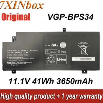 7XINbox VGP-BPS34 BPS34 11,1 41 Wh 3650 ма Оригинална Батерия за лаптоп SONY Vaio Fit 15 SVF15A SVF14A Серия SVF15A1ACXB