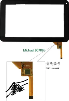 9-инчов сензорен екран 300-N3860B-A00-V1.0, 12 контактите, стъклен тъчпад с посочване на размера и цветове