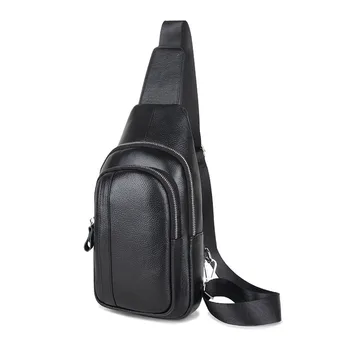AETOO Нова пригородная ежедневни мъжки чанти през рамо от телешка кожа с централен слой, чанта на едно рамо, корейската версия, модни Поясная чанта, студентски lei