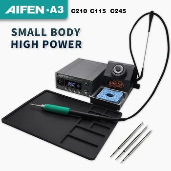 AIFEN-A3 Изплатен Нагревательная Поялната Станция, Съвместима с Топчета JBC T210/245/115, Дръжка За Електронна Заваряване, Преработка на
