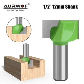 AURWOF 1 бр. 12 мм 1/2 джолан за почистване на долния длета пряк път бита чиста слот за дървообработващ струг-C