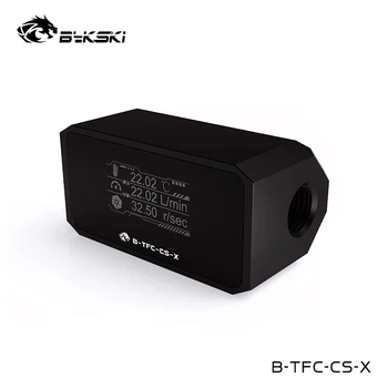 Bykski OLED Цифров Дисплей в реално време За Избор на Разходомер с Течно водно охлаждане, Многофункционална Аларма Разходомера B-TFC-CS-X