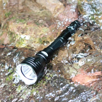C2 IPX8 подводен led лампа за гмуркане, фенерче, екипировка за гмуркане на 100 м, водоустойчив 18650, лек костюм, фенер за гмуркане