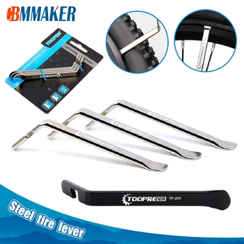 Cbmmaker, 3 бр. инструмент за облекчаване на лост гуми на велосипед, планински велосипед, с метални железен лост, аксесоари за велосипеди, инструменти за теглене на колела