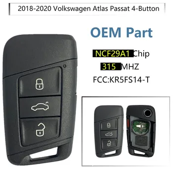 CN001103 Оригинален 4-ключ smart ключ за 2018-2020 VW Atlas Passat дистанционно управление с 315 Mhz PN Номер 3G0 959 752BA KR5FS14-T