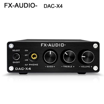 FX-AUDIO-КПР-X4 USB КПР усилвател за слушалки Тенис на усилвател декодер MAX97220 5V1A