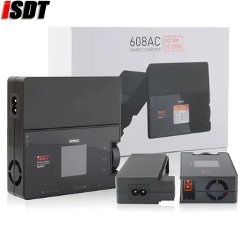 ISDT 608AC AC 60 W DC 200 W 8A интелигентно зарядно устройство-разрядник BattGO с подвижна източник на захранване