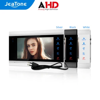 Jeatone 960P/AHD видео домофон на Система за сигурност, като се ръководят устройство с гласов съобщение/откриване на движение (само монитор) доставка от ЕС, BG