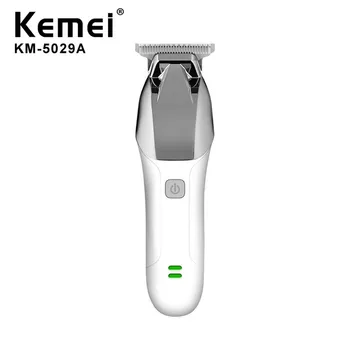 kemei тример за коса kemei машина за подстригване на коса USB акумулаторна KM-5029A машина за стригане време на използването на 240 мин мощна машина за косене на косата