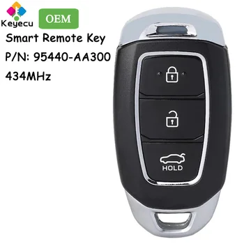 KEYECU OEM Keyless Go Smart Дистанционно Управление на Автомобилен Ключ С 3 Бутона 433 Mhz за Hyundai Elantra 2021 Fob P/N: 95440-AA300
