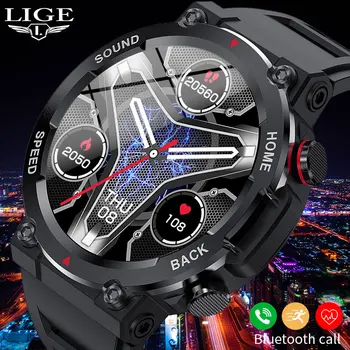 LIGE, нови умни часовници за мъже, Bluetooth-предизвикателство, водоустойчиви часовници IP68, полноэкранные спортни, фитнес-умни часовници, мъжки Relogio Masculino