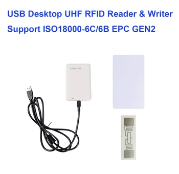 LJYZN 860-960 Mhz ЕС/САЩ Честота UHF Четец на смарт-карти с Кодировщиком Програмист Безплатен SDK Демо Софтуер с Предоставянето на Техническа помощ