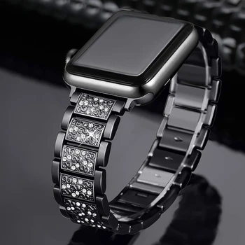 Pulseira за Apple watch серия 3 4 5 каишка 38 мм 40 мм 42 мм 44 мм гривна за iwatch Apple watch каишка за жени и момичета, cinturino