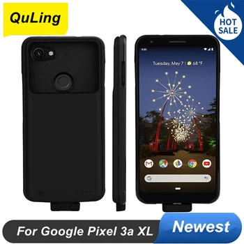 QuLing 5000 ма За Google Pixel 3a XL Калъф за батерии Power Bank За Google Pixel 3a XL Калъф За Зарядно устройство, Калъф За телефон