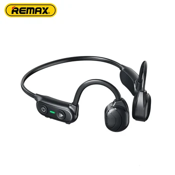 REMAX Bluetooth слушалки с костна проводимост, безжични слушалки в ухото, водоустойчиви слушалки с микрофон за спортни слушалки