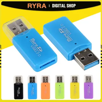 RYRA Mini USB 2.0 Micro SD TF T-Flash Карта с Памет USB2.0 Адаптер за четене на карти памет За Windows на USB Четец на карти с Памет Класически Адаптери