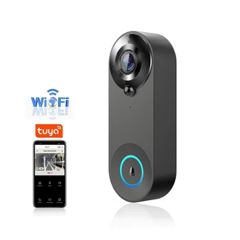 Sasha HD 1080P smart home WIFI звънчева Камера безжична домофонна система, видео домофон нощно виждане Акумулаторна визуален преглед на врата