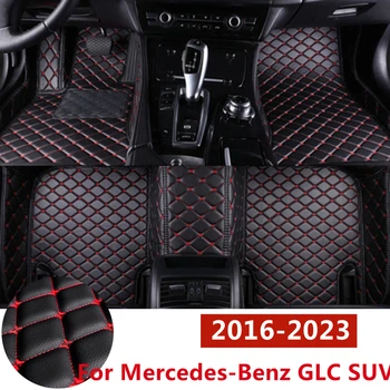 SJ ALL Weather Custom Подходящи За Mercedes-Benz GLC SUV 16-23 Автомобилни Постелки За пода Отпред и Отзад FloorLiner Стайлинг Авточасти Килим Мат