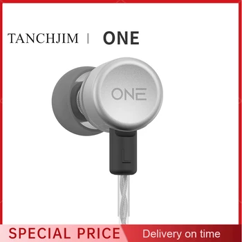 TANCHJIM ONE DSP Слушалки с динамичен двигател 10 мм IEM Hi-Fi Музикални ушите 3,5 мм с микрофон Type-C и сменяем кабел 0,78 мм 2Pin