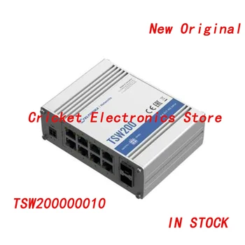 TSW200000010 PoE промишлен unmanaged switch. 8 порта Ethernet PoE +, 2 порта SFP. * захранване не е добавен.