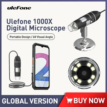 Ulefone 1000X Дигитален Микроскоп, Камера За Смартфони Power Armor 19,18,18 T, 13,16 Pro Преносими Електронни Led Лупа