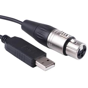 USB RS485 Адаптер за управление на Enttec Открит интерфейсния кабел DMX за led подсветка ADJ Inno Pocket Scan