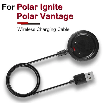 USB Безжична Магнитна зарядно устройство ще захранване на зарядно устройство, Зарядно Устройство, Подходяща за Polar Vantage M/V/V2/Ignite/GRIT X Смарт часовници Кабел за зареждане