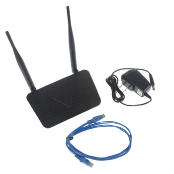 Wi-Fi удължител, 2,4 G, интернет-усилвател WANx1 LANx3, Wi-Fi рутер далечни разстояния, усилвател-ретранслатор на безжичен сигнал, широк 300 Mb